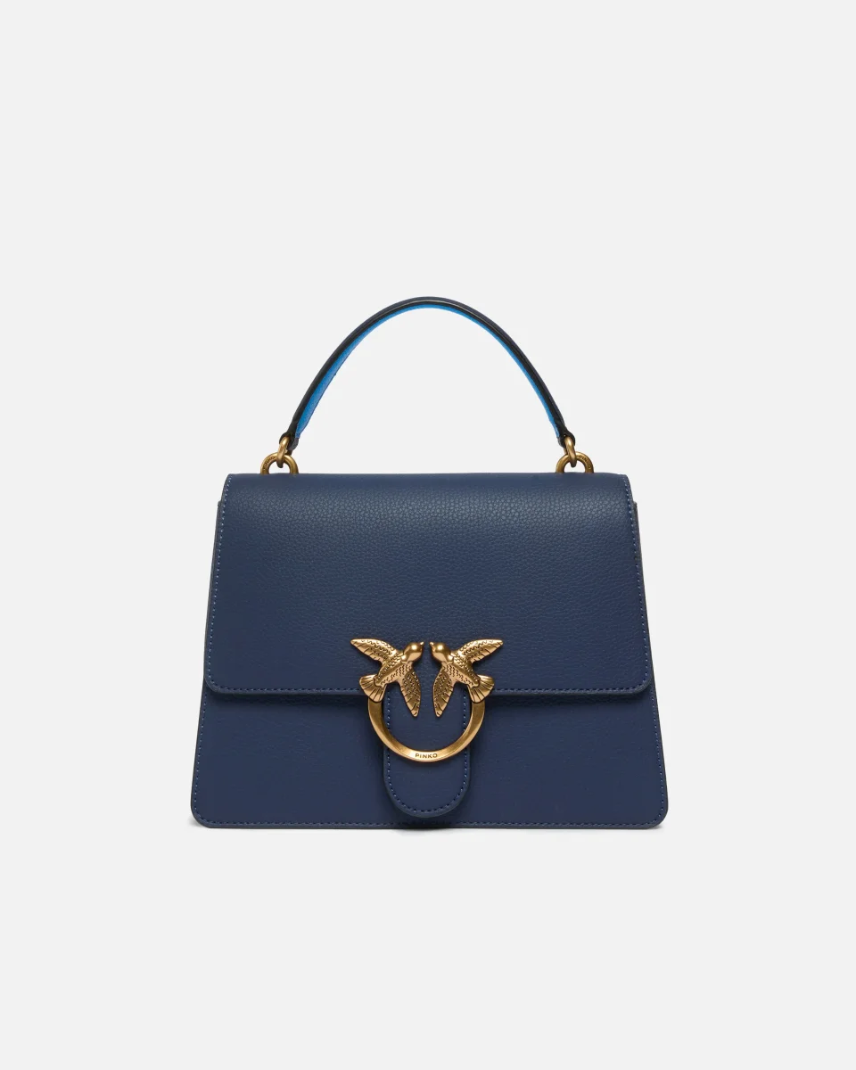 Borsa a mano media Love Bag Top Handle Light in pelle a grana