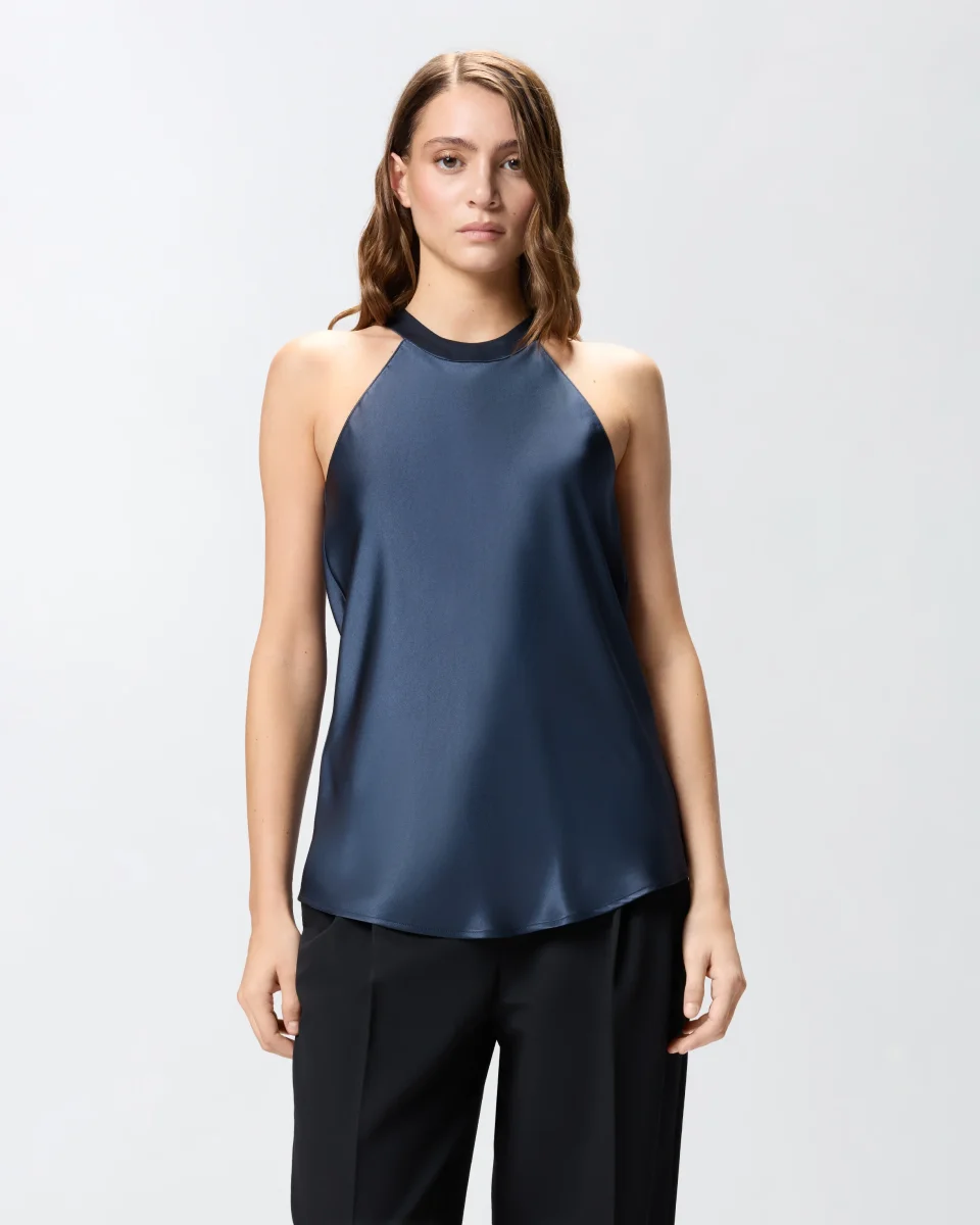 Top fluido con fiocco