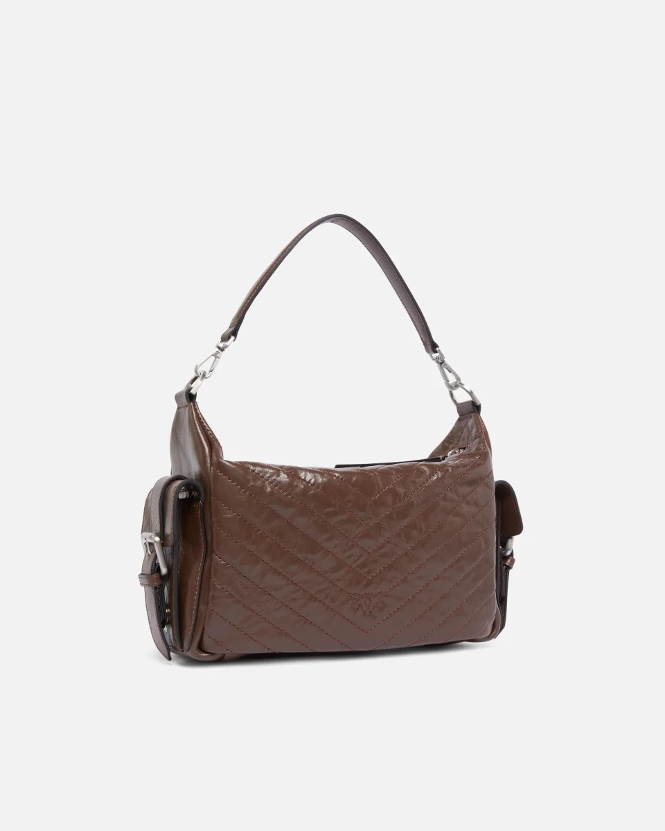 Borsa a mano Cargo Bag media in pelle con tasche - immagine 3
