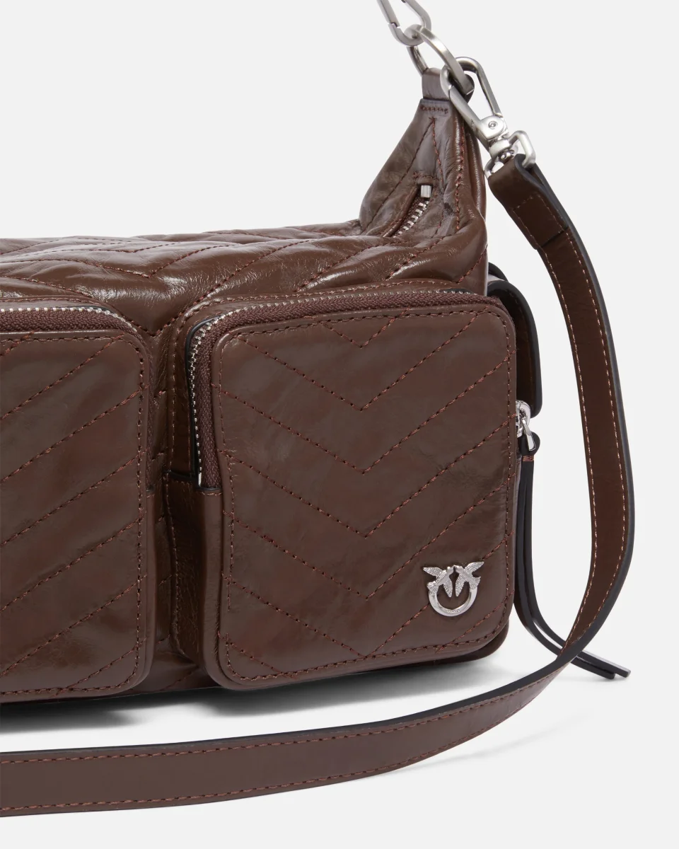 Borsa a mano Cargo Bag media in pelle con tasche - immagine 4