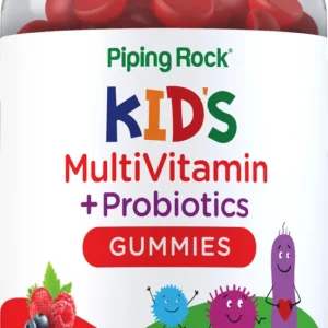 Kids Multivitamin + Probiotic (Delicious Berry Punch), 50 Vegetarian Gummies